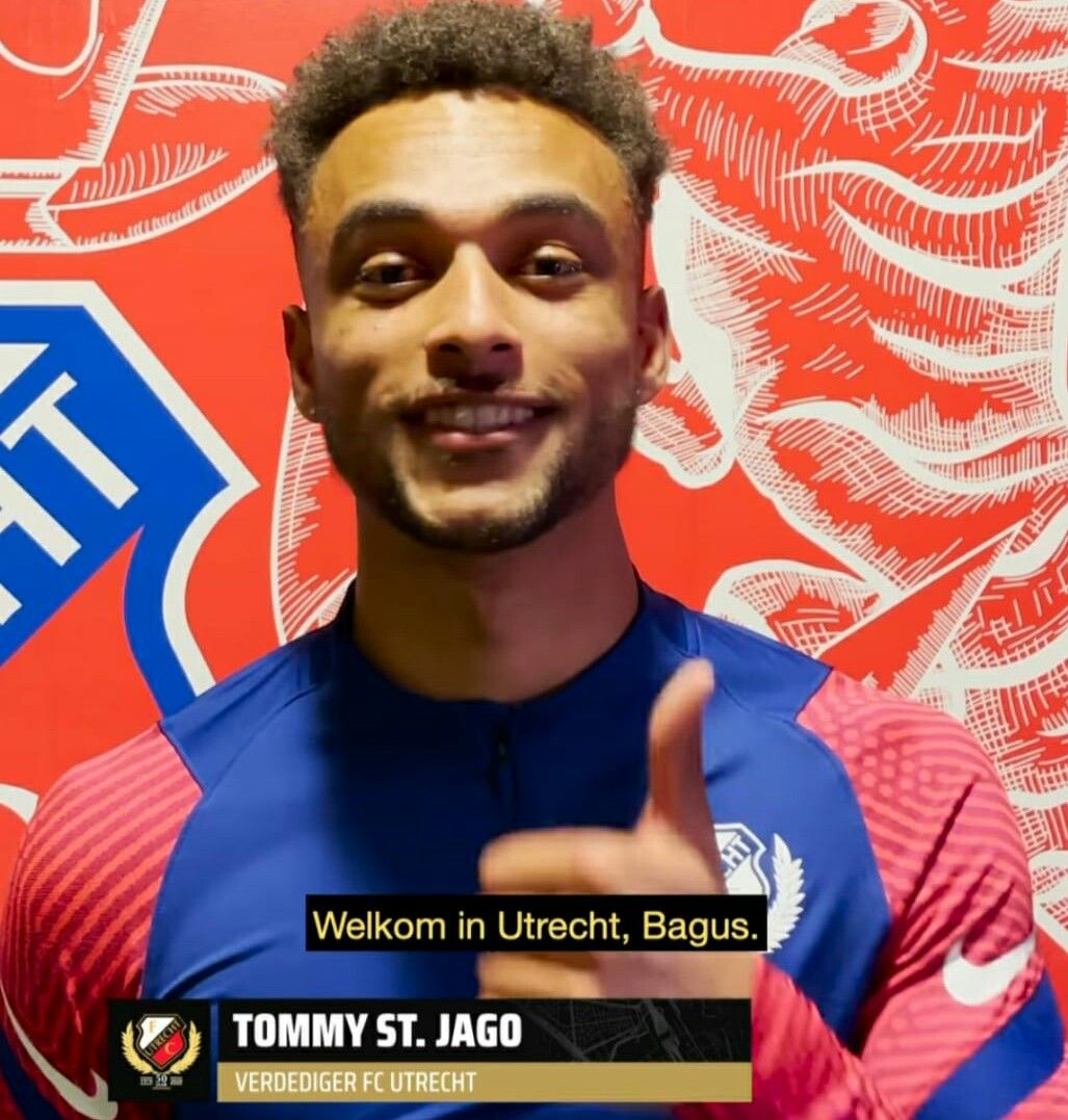 Pemain FC Utrecht Tommy St Jago 