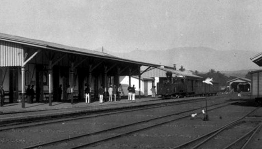 Stasiun Garut tahun 1895