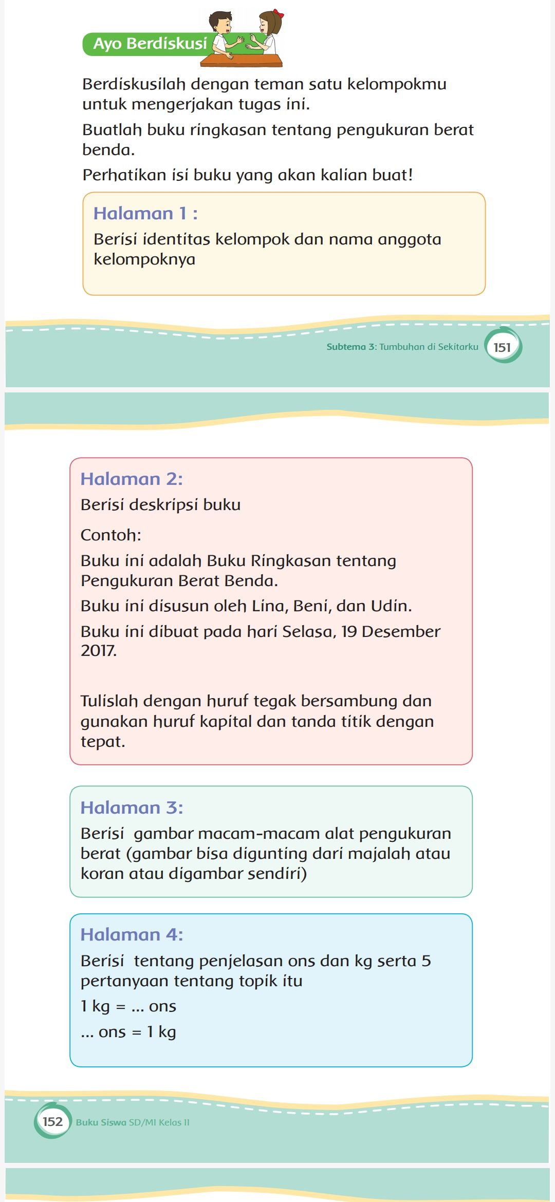 Kunci Jawaban Tema 6 Kelas 2 Halaman 151 152 153 154 Subtema 3 Pembelajaran 6 Tentang Membuat Buku Ringkasan Metro Lampung News