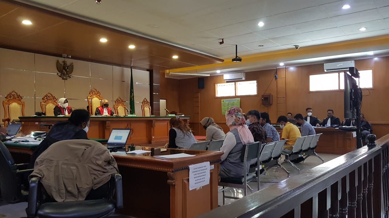 Deretan saksi yang dihadirkan dalam kasus Korupsi RTH Kota Bandung di Pengadilan Tipikor PN Bandung Rabu 10 Februari 2021