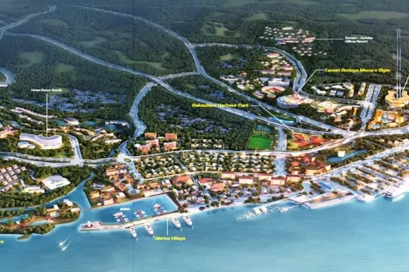 Gambar ilustrasi - Vision Masterplan Kawasan Bakauheni Harbour City