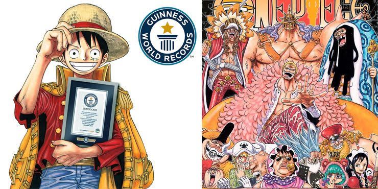 One Piece mencetak rekor di Guinness Book of World Records.