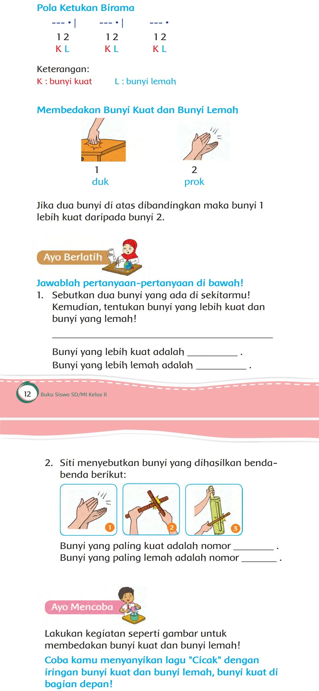 Kunci Jawaban Tema 7 Kelas 2 Halaman 11 12 13 14 Subtema 1 Pembelajaran 1 Tentang Membedakan Bunyi Metro Lampung News