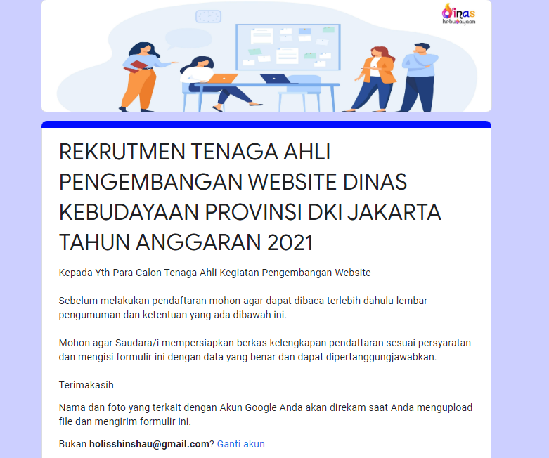 Lowongan Kerja Di Dinas Kebudayaan Dki Jakarta Februari 2021 7 Formasi Dibuka Ada Programmer Desain Grafis Media Pakuan
