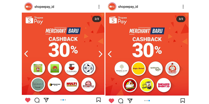 Dapatkan cashback 30% saat melakukan wisata kulinerdi merchant baru ShopeePay minggu ini.