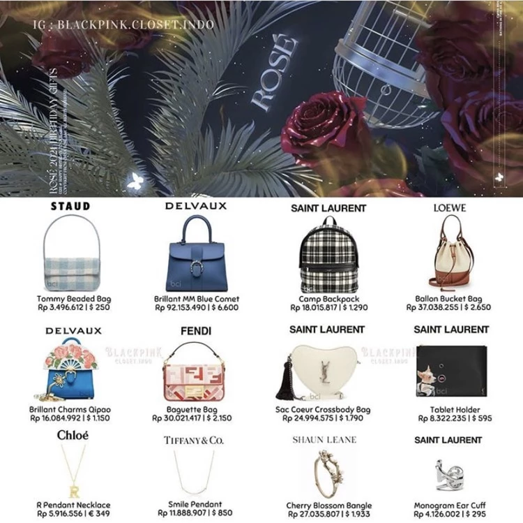 Hadiah mahal untuk Rose BLACKPINK dari penggemar.