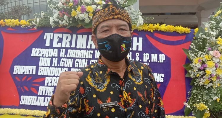 Kepala DP2KBP3A Kabupaten Bandung Muhammad Hairun saat ditemui di Soreang, Rabu 17 Februari 2021