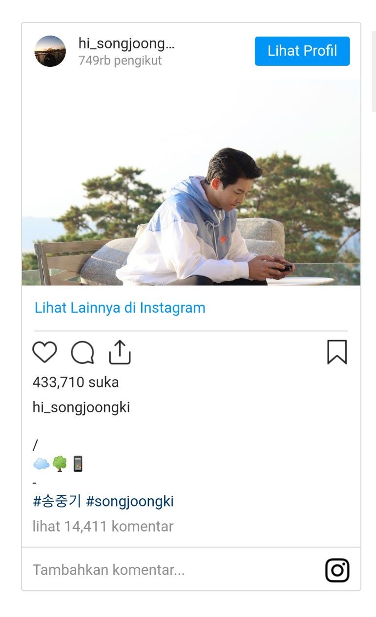 Instagram Song Joong Ki