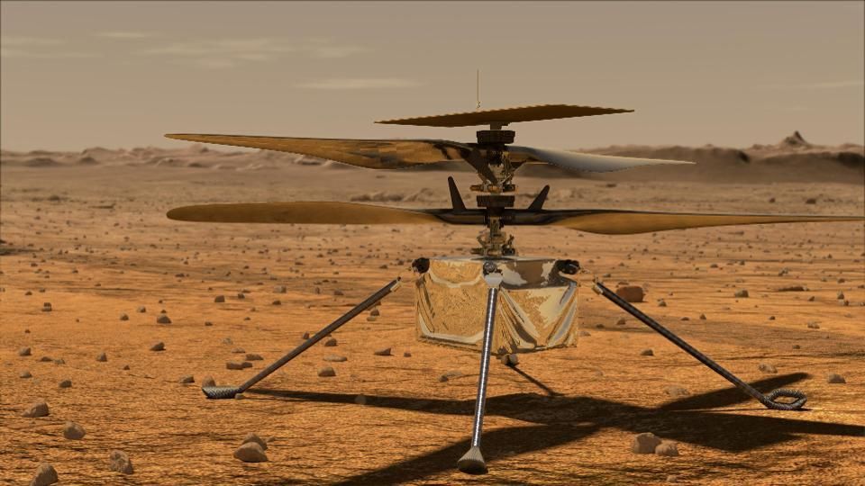 Helikopter Mars NASA yang disebut Ingenuity /NASA/JPL-CALTECH via Forbes