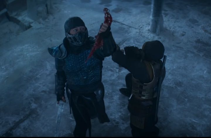 Tangkapan layar Aksi Joe Taslim di Mortal Kombat Official Restricted Trailer 