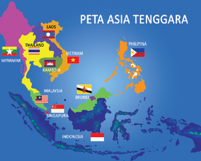 Peta Negara ASEAN. 
