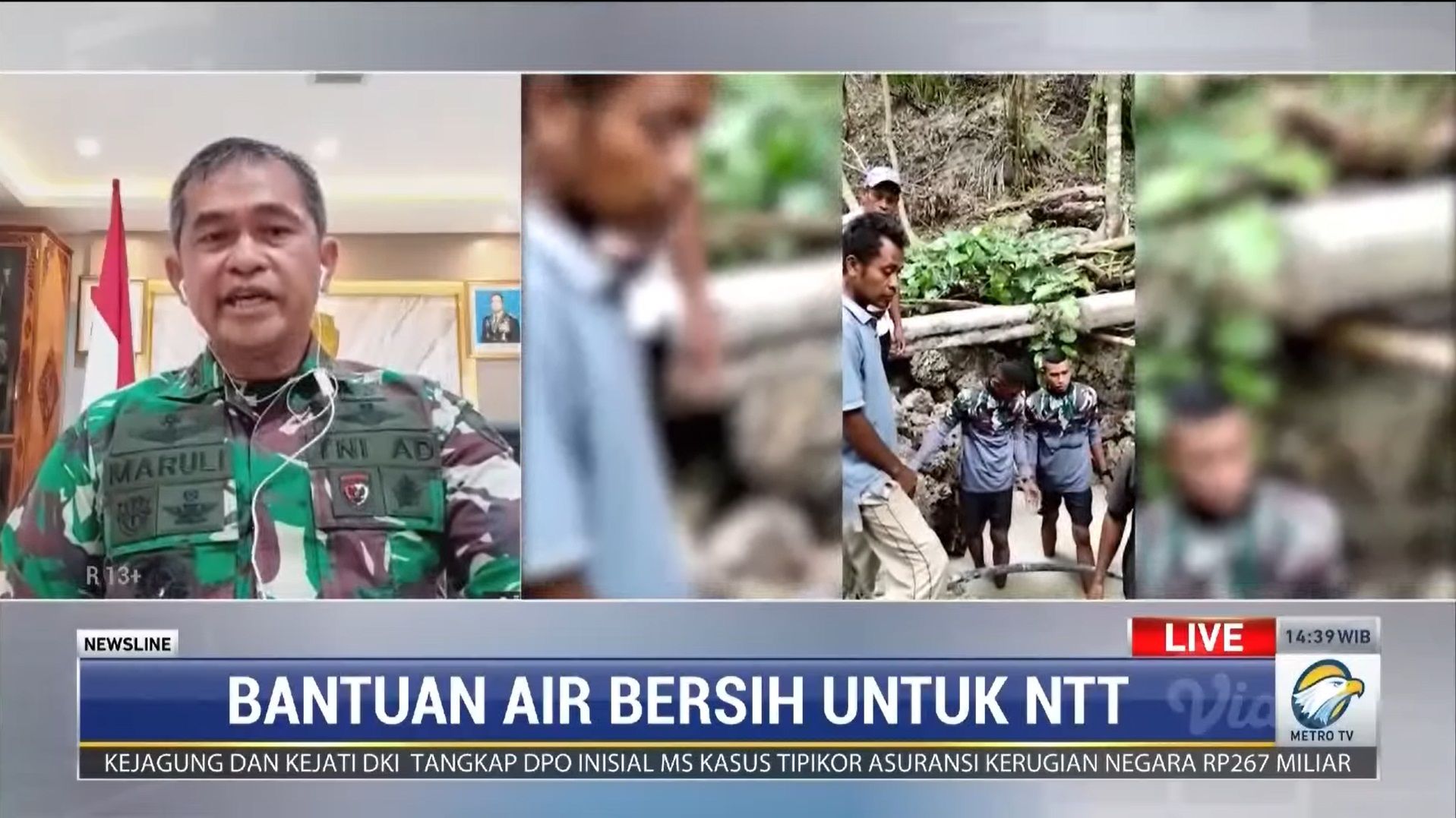 Mayor Jenderal TNI Maruli Simanjuntak, menjelaskan mengenai upaya Pangdam IX/ Udayana dan Shopee Indonesia untuk menuntaskan krisis air bersih di NTT