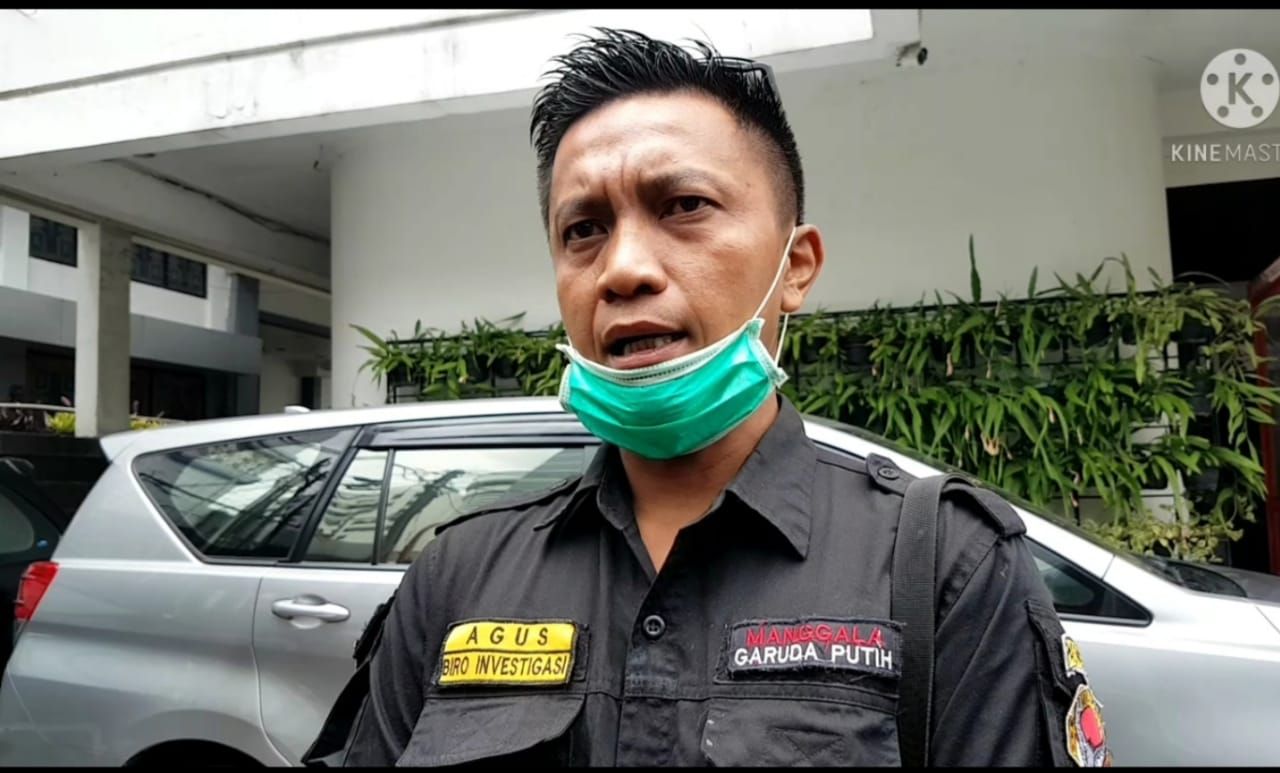 Agus Satria, Biro Investigasi Manggala Garuda Putih, mensinyalir ada oknum pejabat DPKP3 Kota Bandung bermain proyek
