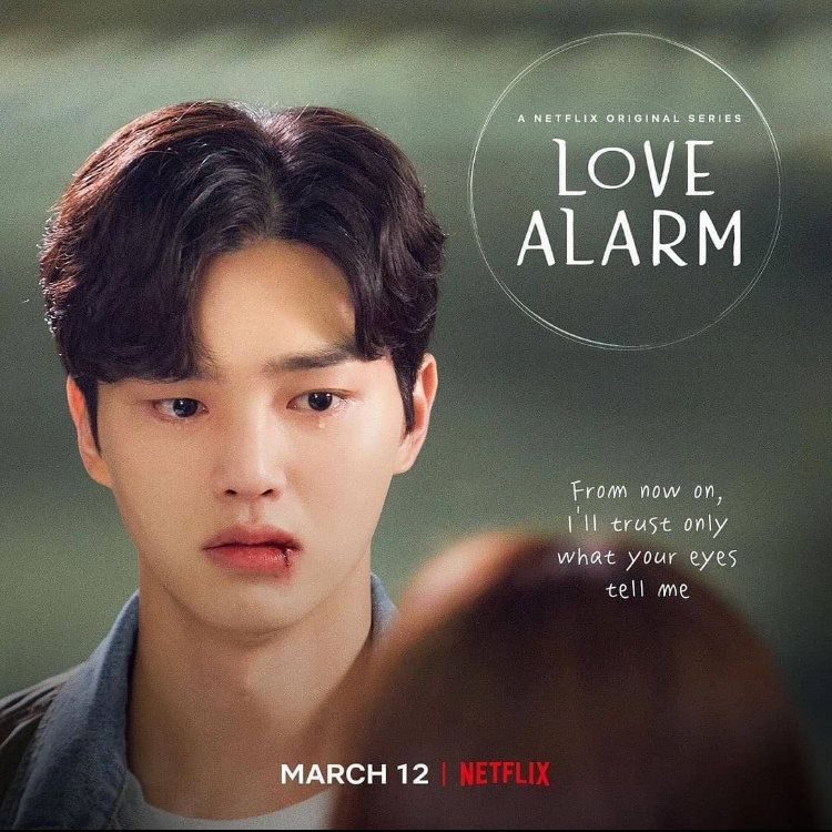 Poster Love Alarm musim ke-2, yang tayang pada 12 Maret mendatang di Netflix.