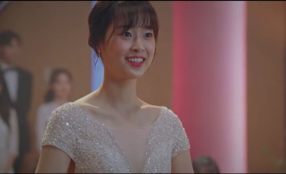 Ha Eun Byeol dalam pesta penyambutan siswa baru SMA Cheong A/ screenshoot