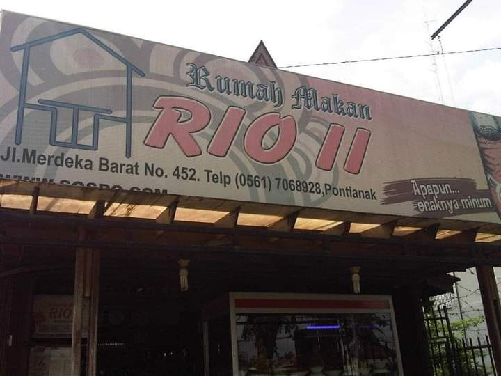 Rumah Makan Rio II yang terletak di Jalan Merdeka Barat Nomor 452, Pontianak