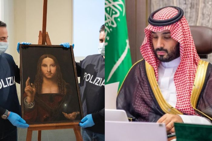 Lukisan 'Yesus' Salvator Mundi Karya Da Vinci yang dimiliki, Pangeran Arab SaudiMohammed bin Salman
