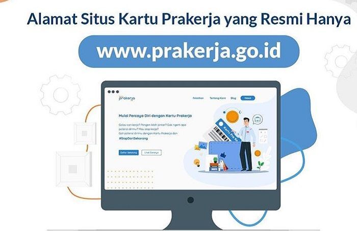 Situs resmi program Kartu Prakerja 