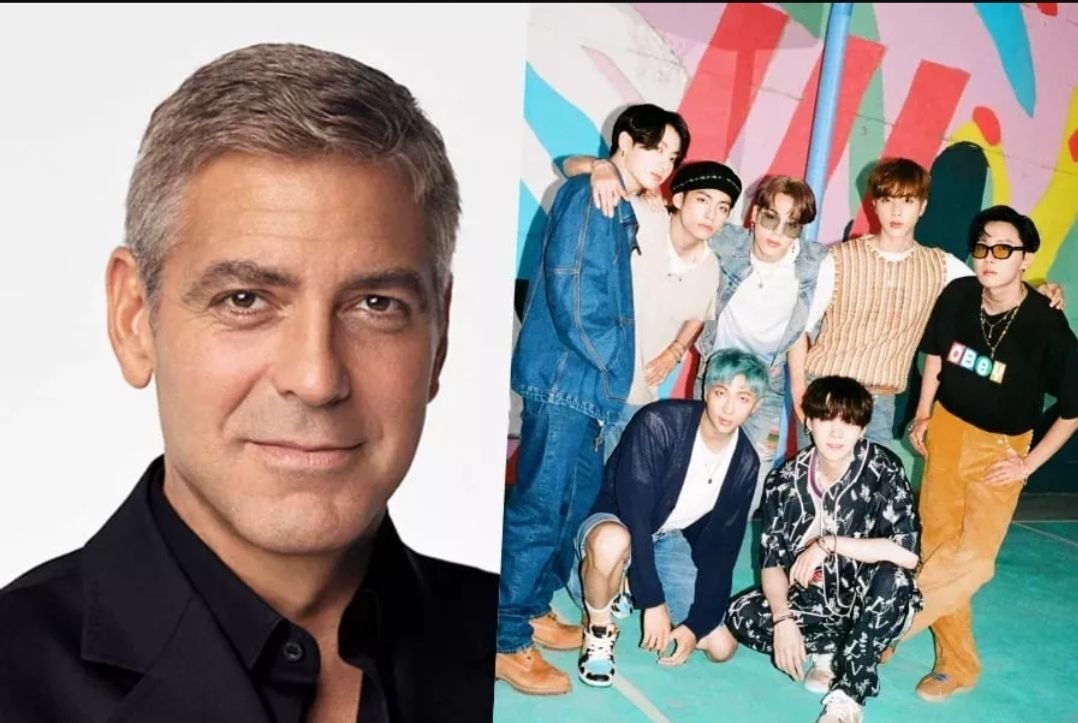 George Clooney dan BTS.*