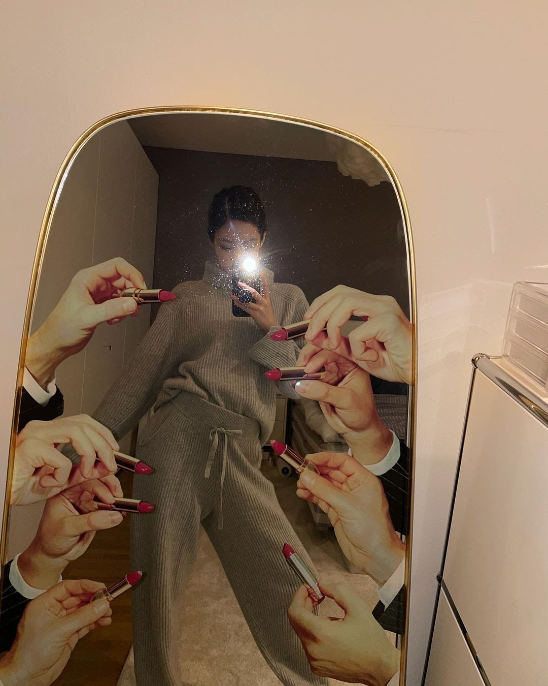 Mirror selfie Jennie BLACKPINK