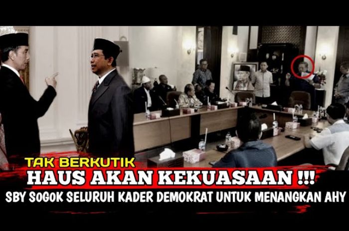 Beredar narasi hoaks yang menyebut SBY telah menyogok seluruh kader Demokrat demi AHY jadi ketua umum partai
