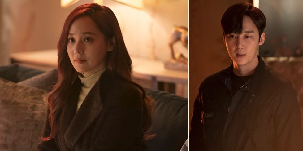 Potongan gambar dari adegan OhbYoon Hee (Eugene) dan Ha Yoon Cheol (Yoon Jong Hoon) dalam The Penthouse 2.