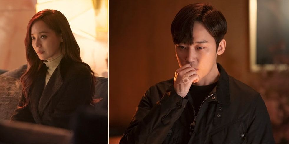 Potongan gambar dari adegan OhbYoon Hee (Eugene) dan Ha Yoon Cheol (Yoon Jong Hoon) dalam The Penthouse 2.