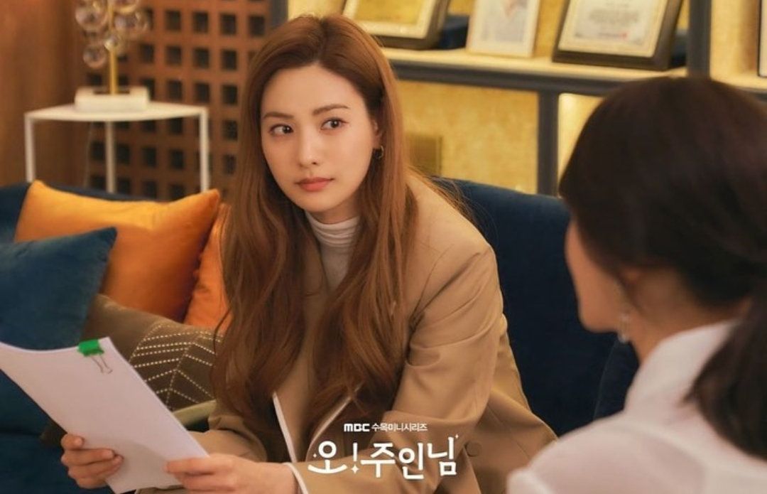 Potongan gambar terbaru dari adegan Oh Joo In yang diperankan oleh Nana dalam drama Oh My Ladylord.