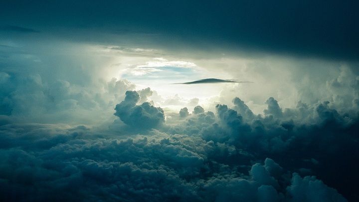 Ilustrasi langit berawan