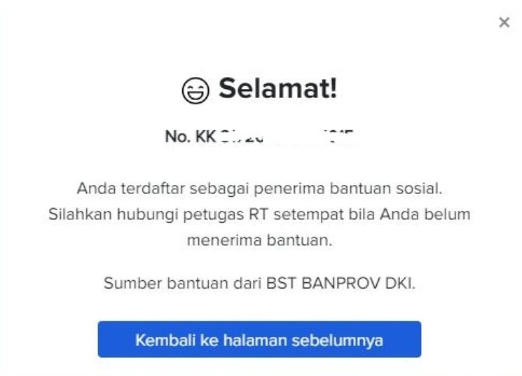 cara cek penerima bansos DKI Jakarta