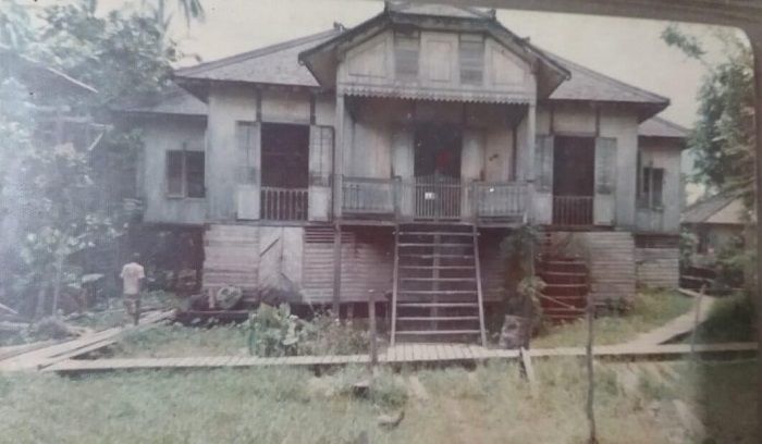 Potret rumah tua di Gang H Salmah dulu 