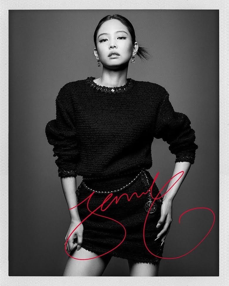 Jennie BLACKPINK foto untuk fashion week Chanel