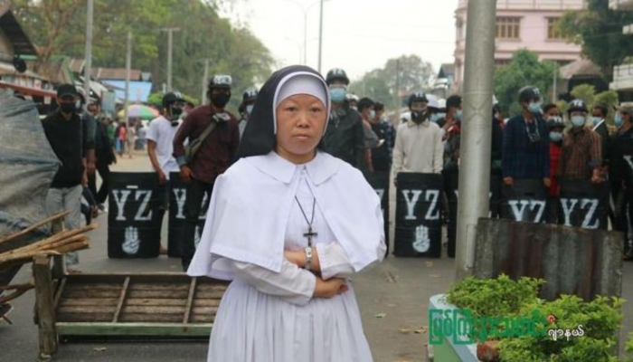 Potret Suster Ann Rosa/ Myitkyina News Journa