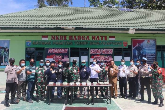  Penyelundupan 10 kilogram narkoba di perbatasan Sambas, Kalimantan Barat (Dok. Puspen TNI)