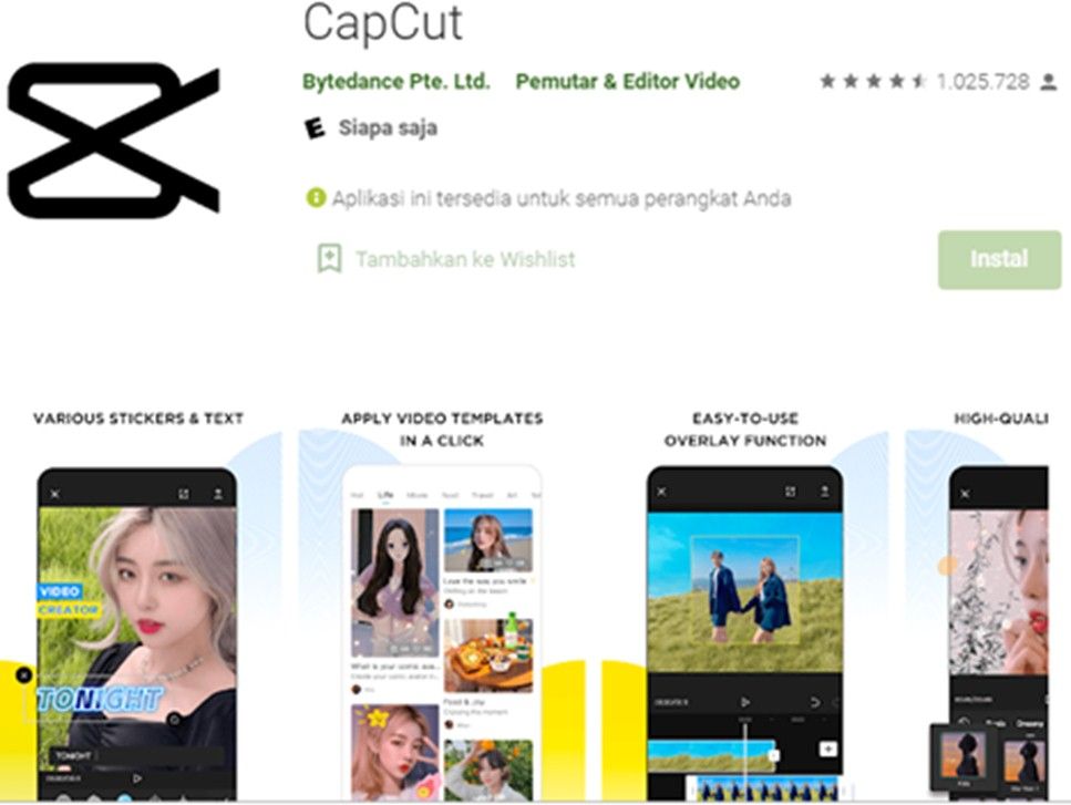 aplikasi Capcut