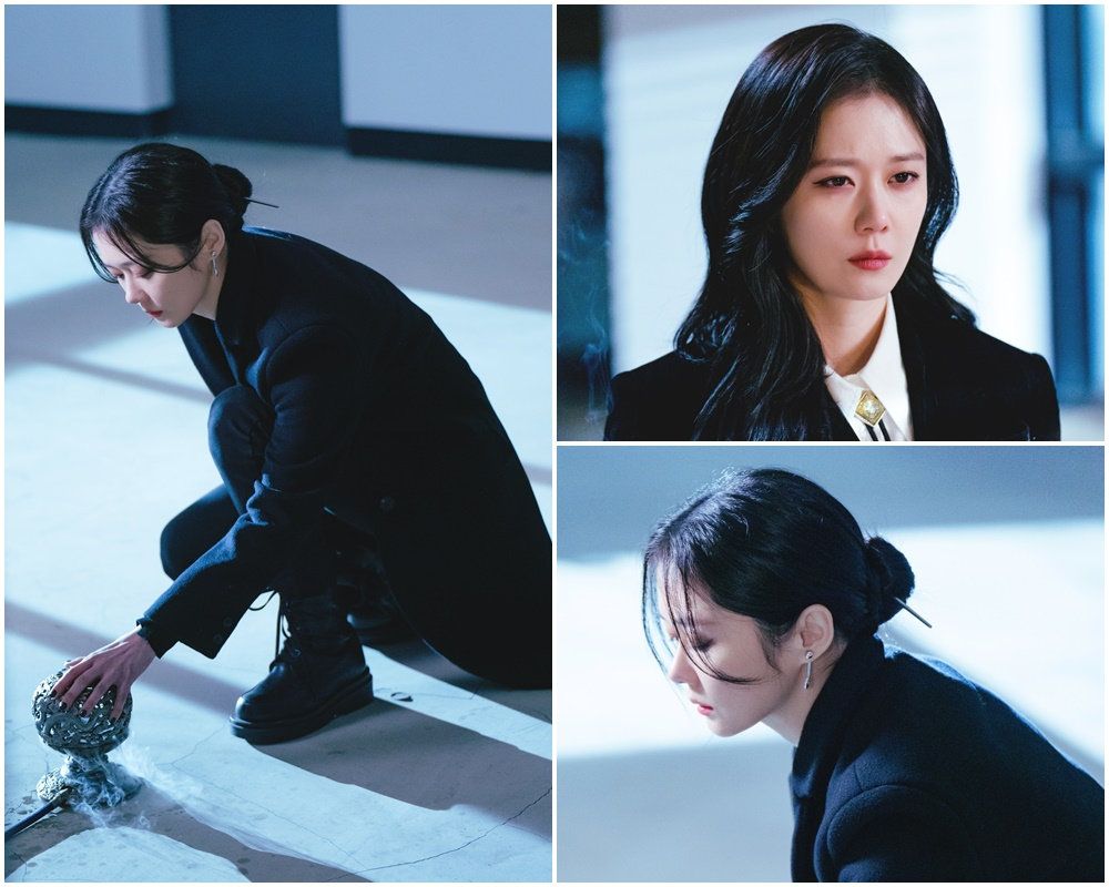 Adegan dari Jang Nara sebagai sosok Hong Ji Ah dalam film terbarunya berjudul Daebak Real Estate di KBS 2 TV.