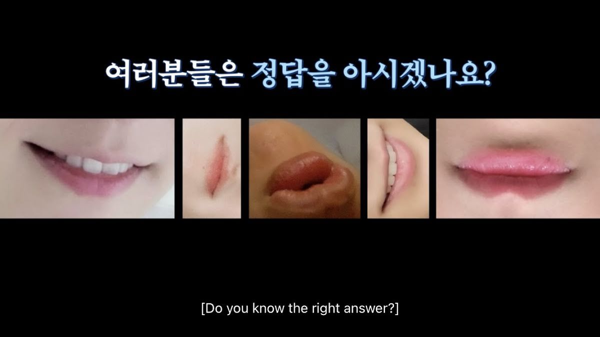 BTS disuruh menebak anggota dari foto bibir 
