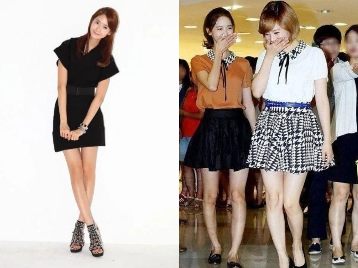 Penampilan Yoona Girls generation sebelum perubahan bentuk kaki