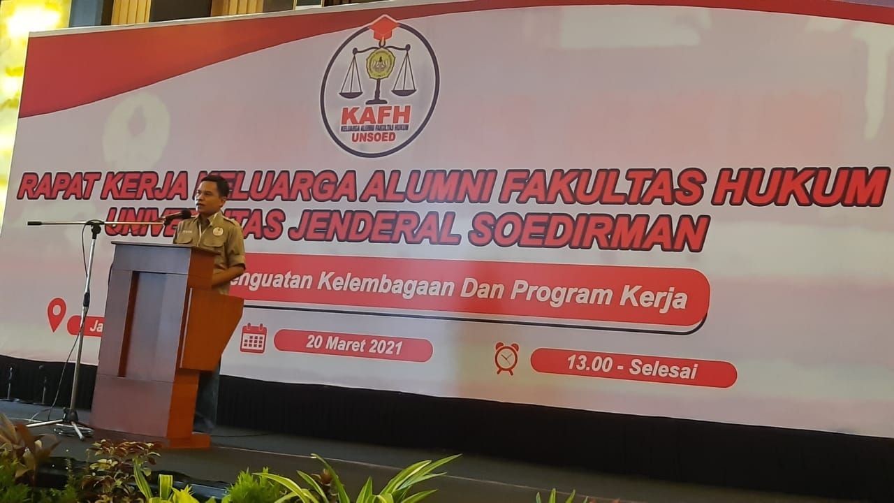 Fakultas Hukum Unsoed Purwokerto Ajukan Akreditasi Internasional Yang Disampaikan Dalam Rapat Kerja Kafh Portal Purwokerto