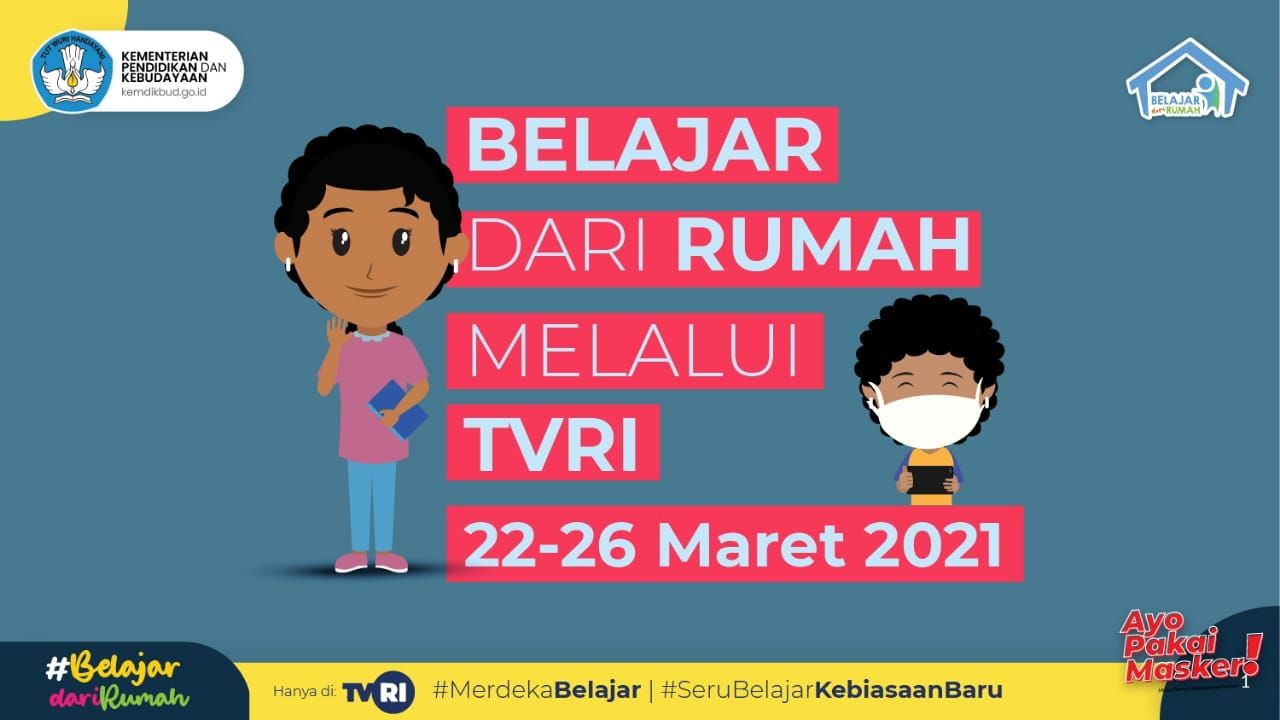 Jadwal TV di TVRI Hari Ini, Rabu 24 Maret 2021: Belajar ...