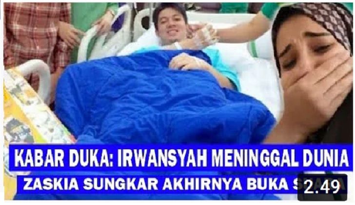Cover video di Youtube tentang kabar meninggalnya aktor Irwansyah 