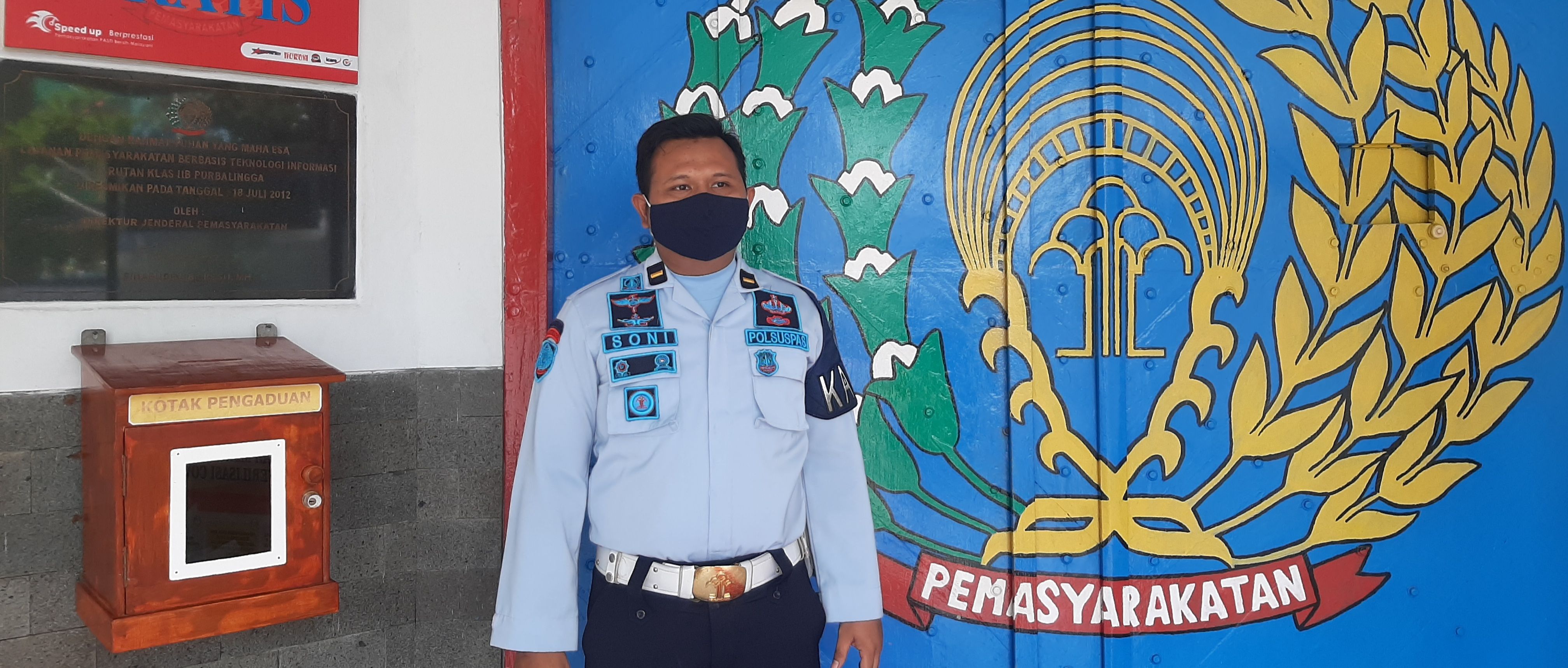 Kepala Kesatuan Keamanan Rutan Purbalingga, Soni Nevridiyanto.
