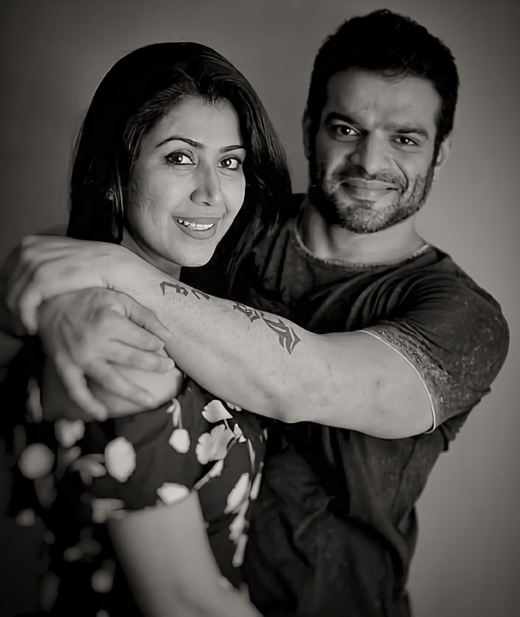 Karan Patel bersama sang istri Ankita Bhargava dikenal sebagai sosok aktor multitalenta penyayang keluarga.