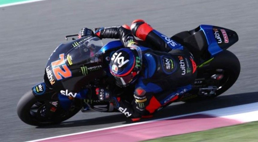 Marco Bezzecchi membalikan performa pengujian saat Moto2 kembali ke Qatar untuk sesi FP1 pertama tahun 2021 (/Crash)