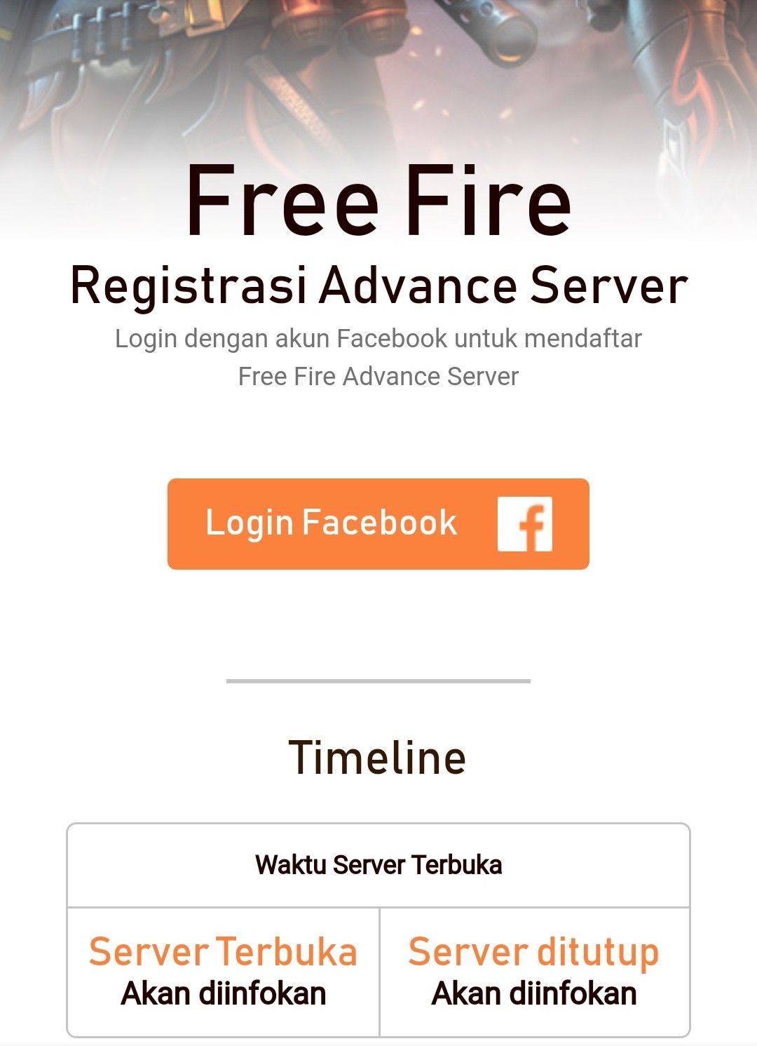 Cara Download dan Daftar Free Fire Advance Server Apk, Dapatkan Diamond Gratis