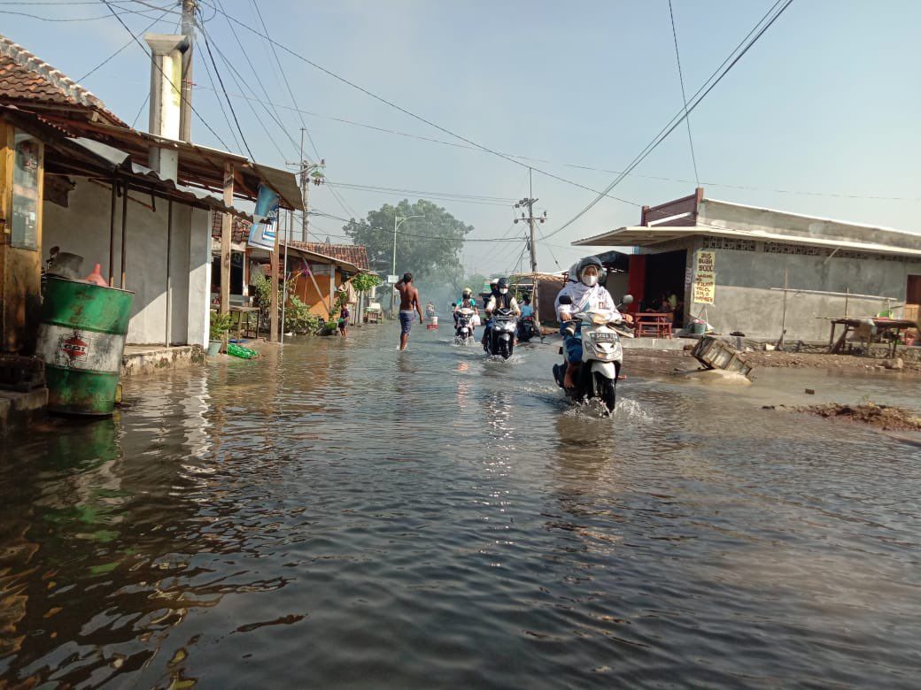Banjir di Pasuruan, Jawa Timur, Sabtu, 3 April 2021./Twitter BNPB