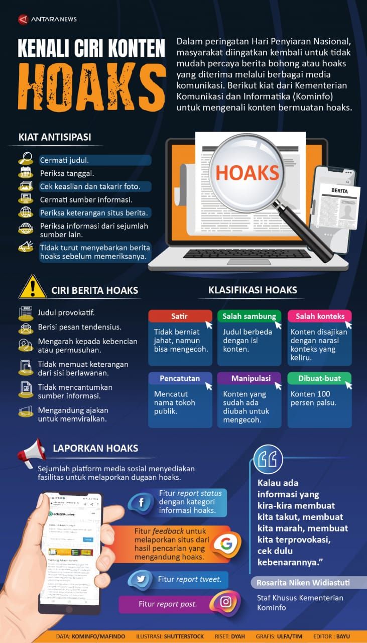 Waspada Dan Kenali Ciri Konten Hoaks Atau Berita Bohong Di Media Sosial Berita Subang