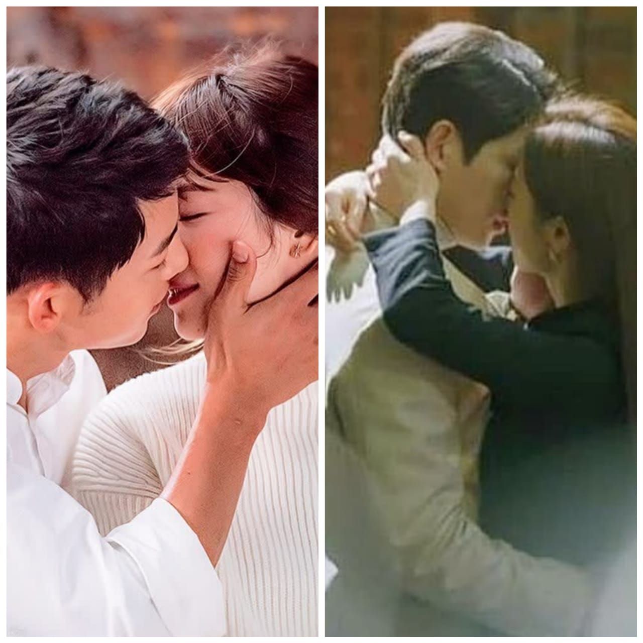 Nostalgia Ciuman Song Hye Kyo dan Song Joong Ki Namun Kini Ciuman Sudah Berbeda Bibir