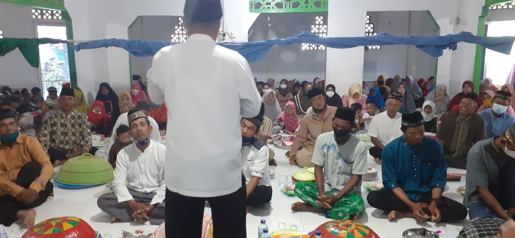 Ustadz Nurul saat mengisi ceramah menyambut bulan suci Ramadhan.