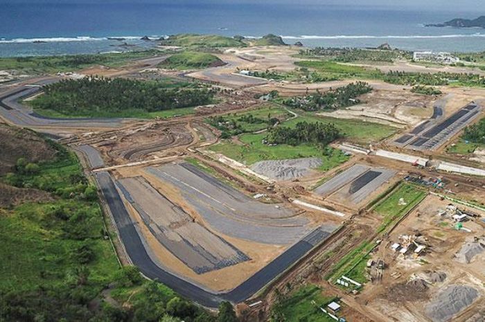 Progress pembangunan Sirkuit Mandalika pada April 2021